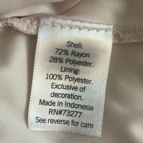 NINE WEST Blouson Mini‎ Dress Pink
Ruffle Smocked Waist sz S Cottagecore Flowy - Picture 6 of 8